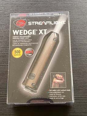 Streamlight Wedge XT Black Rechargeable Flashlight (88812)
